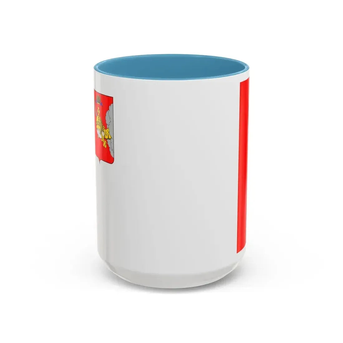 Flag of Vologda Oblast Russia - Accent Coffee Mug 15oz Light Blue - Go Mug Yourself