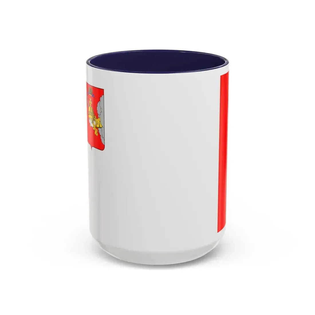 Flag of Vologda Oblast Russia - Accent Coffee Mug 15oz Navy - Go Mug Yourself