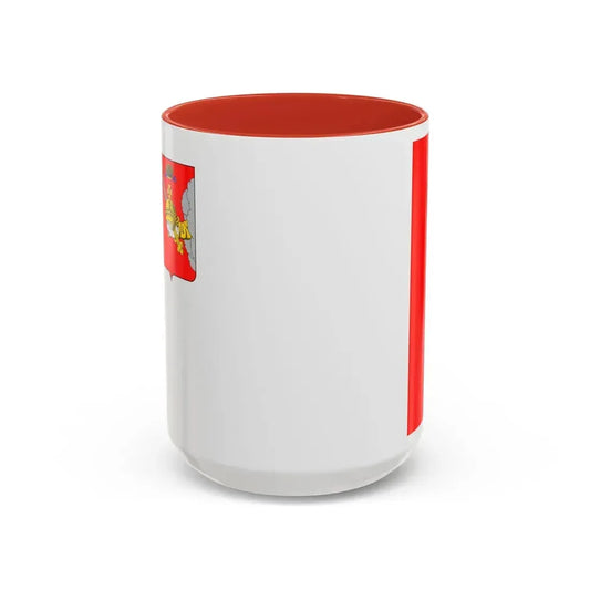 Flag of Vologda Oblast Russia - Accent Coffee Mug 15oz Red - Go Mug Yourself