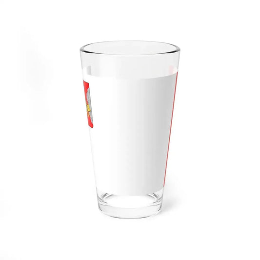 Flag of Vologda Oblast Russia - Pint Glass 16oz 16oz - Go Mug Yourself