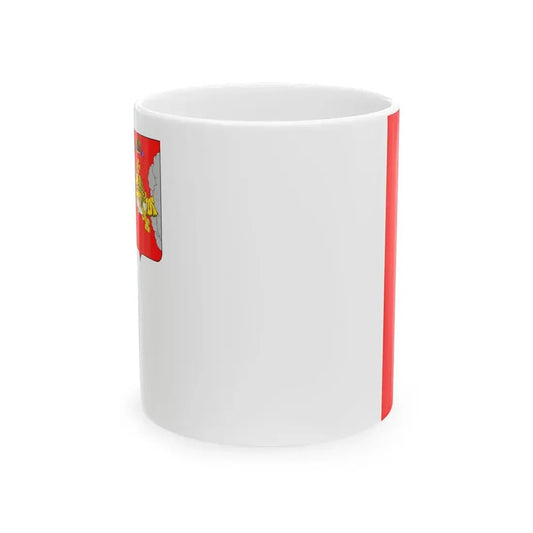 Flag of Vologda Oblast Russia - White Coffee Mug 11oz - Go Mug Yourself