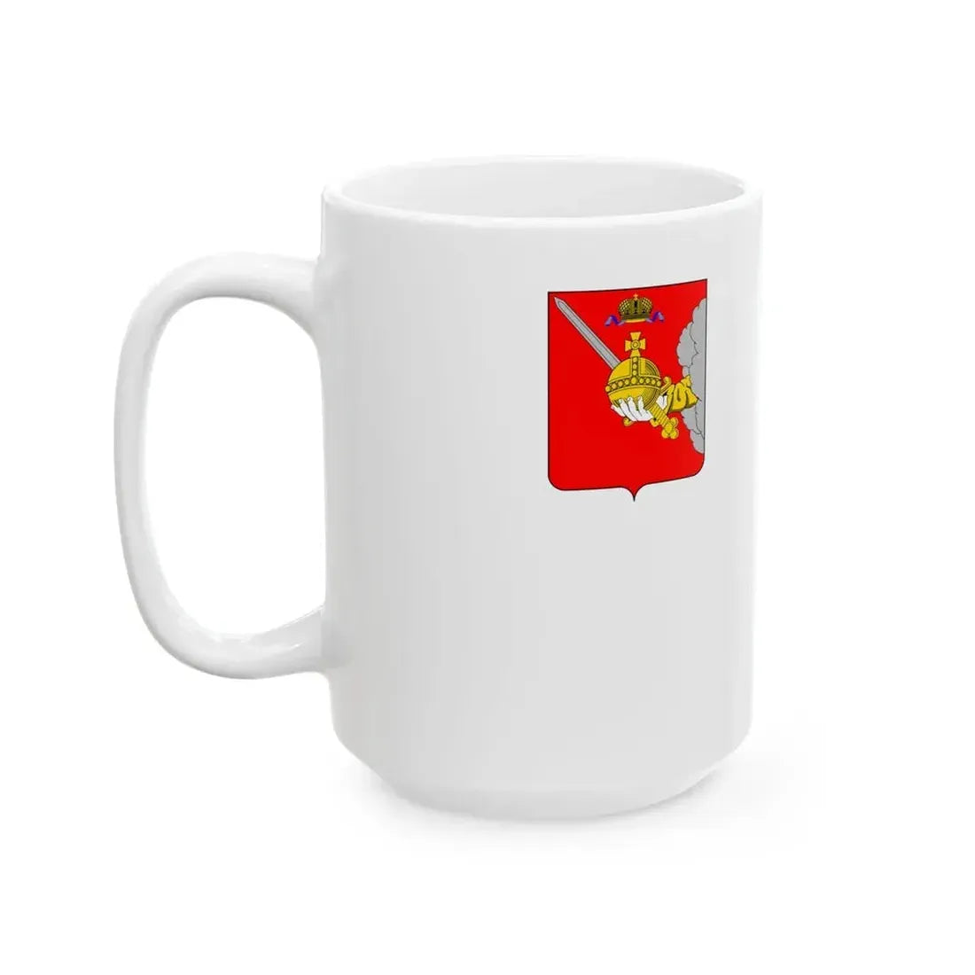Flag of Vologda Oblast Russia - White Coffee Mug - Go Mug Yourself