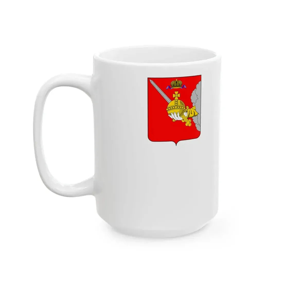 Flag of Vologda oblast (Russia) White Coffee Mug - Go Mug Yourself