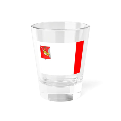 Flag of Vologda Oblast variant (Russia) Shot Glass 1.5oz 1.5oz - Go Mug Yourself