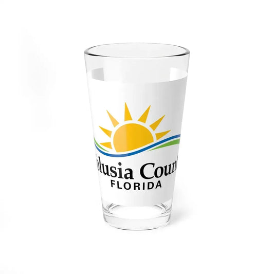 Flag of Volusia County Florida (United States) Pint Glass 16oz 16oz - Go Mug Yourself