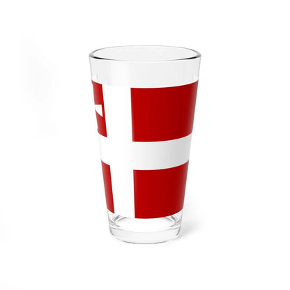 Flag of Volyn Oblast Ukraine - Pint Glass 16oz-16oz-Go Mug Yourself