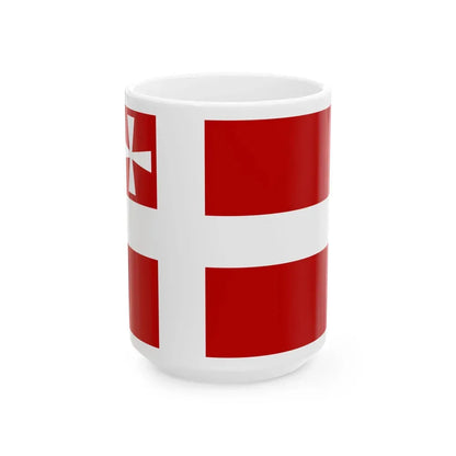 Flag of Volyn Oblast Ukraine - White Coffee Mug 15oz - Go Mug Yourself