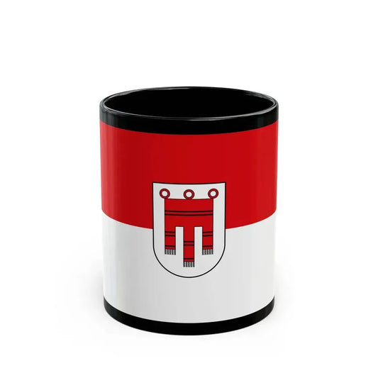 Flag of Vorarlberg Austria - Black Coffee Mug 11oz - Go Mug Yourself