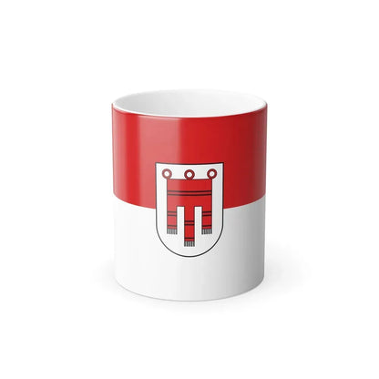 Flag of Vorarlberg Austria - Color Changing Coffee Mug 11oz - Go Mug Yourself