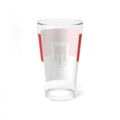 Flag of Vorarlberg Austria - Pint Glass 16oz - Go Mug Yourself