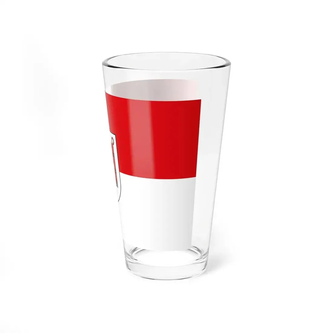 Flag of Vorarlberg Austria - Pint Glass 16oz - Go Mug Yourself