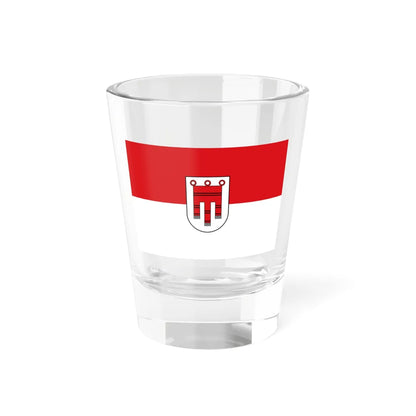Flag of Vorarlberg state (Austria) Shot Glass 1.5oz 1.5oz - Go Mug Yourself