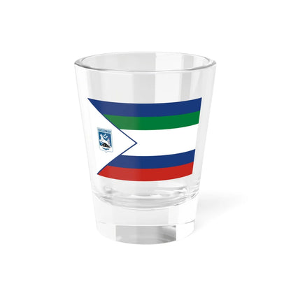 Flag of Vorkuta (Russia) Shot Glass 1.5oz 1.5oz - Go Mug Yourself
