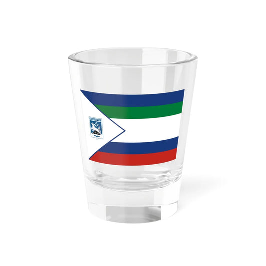 Flag of Vorkuta (Russia) Shot Glass 1.5oz 1.5oz - Go Mug Yourself