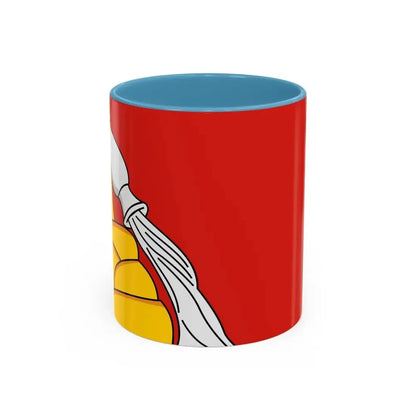 Flag of Voronezh Oblast Russia - Accent Coffee Mug 11oz Light Blue - Go Mug Yourself