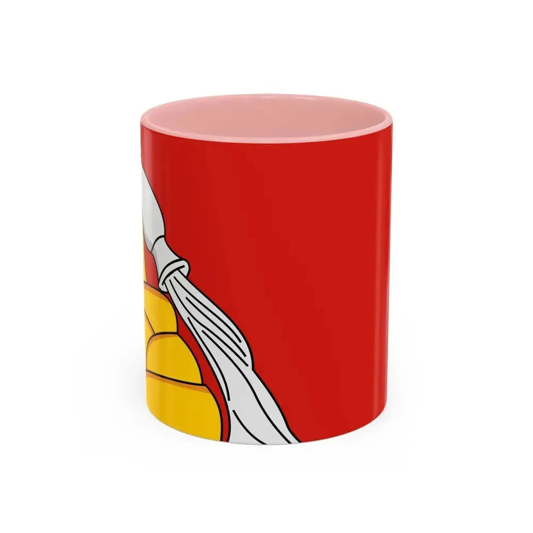 Flag of Voronezh Oblast Russia - Accent Coffee Mug 11oz Pink - Go Mug Yourself