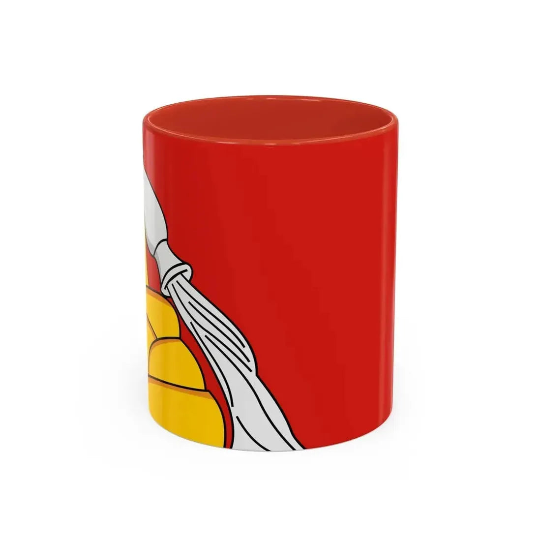 Flag of Voronezh Oblast Russia - Accent Coffee Mug 11oz Red - Go Mug Yourself