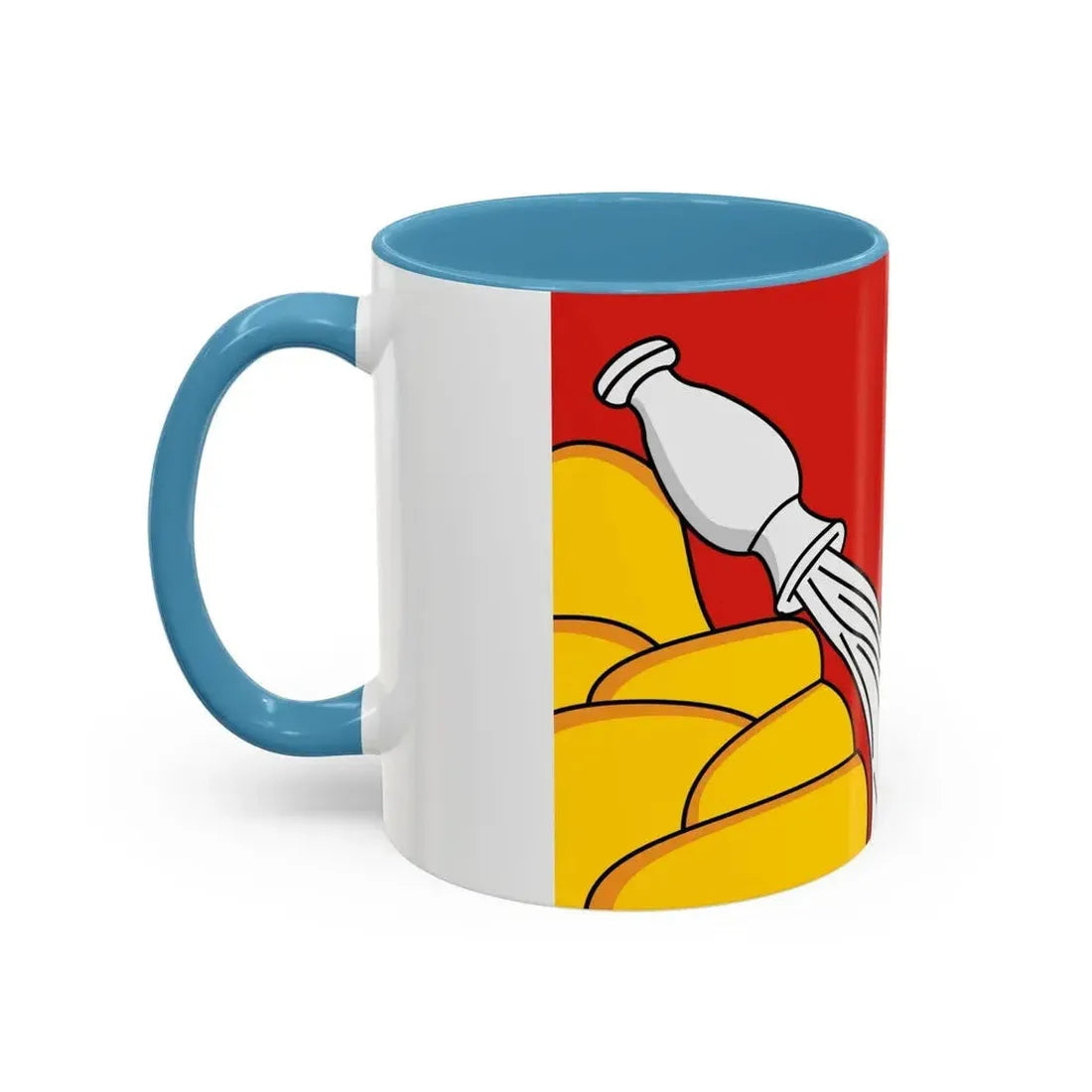 Flag of Voronezh Oblast Russia - Accent Coffee Mug - Go Mug Yourself