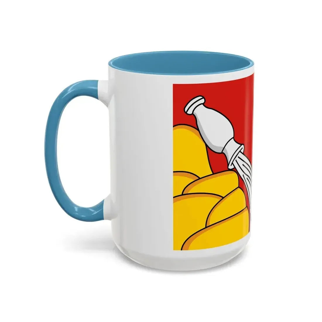 Flag of Voronezh Oblast Russia - Accent Coffee Mug - Go Mug Yourself