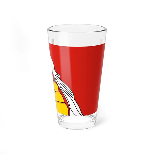 Flag of Voronezh Oblast Russia - Pint Glass 16oz 16oz - Go Mug Yourself