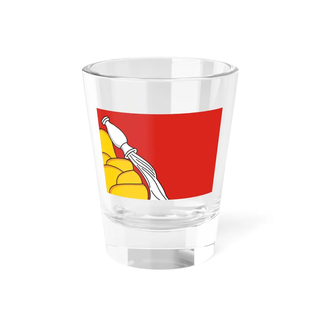 Flag of Voronezh Oblast (Russia) Shot Glass 1.5oz 1.5oz - Go Mug Yourself