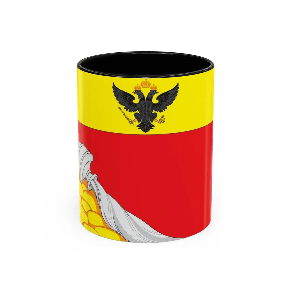 Flag of Voronezh Russia - Accent Coffee Mug 11oz Black - Go Mug Yourself