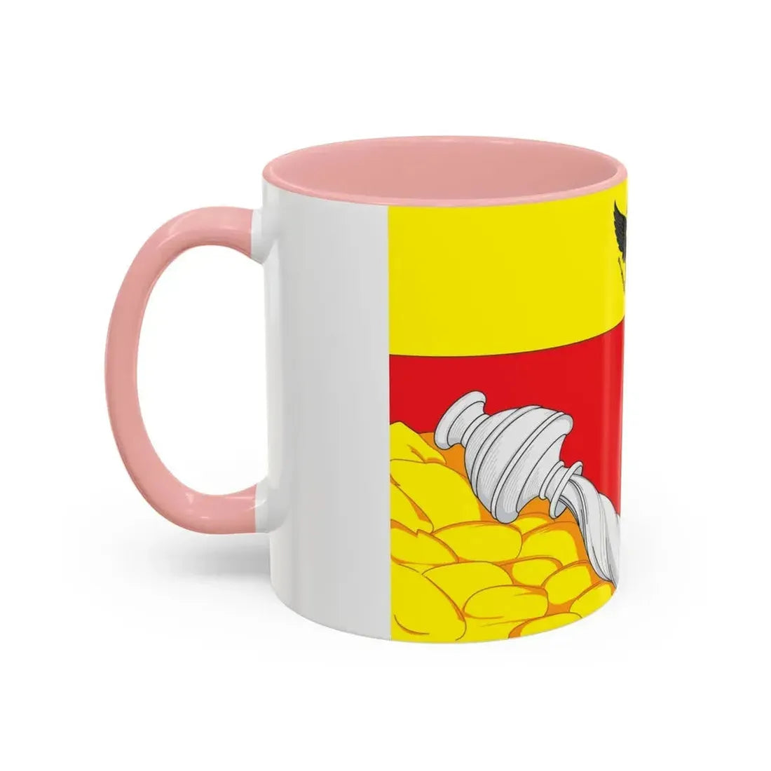 Flag of Voronezh Russia - Accent Coffee Mug - Go Mug Yourself