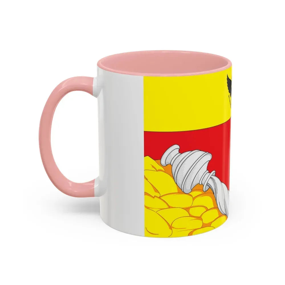 Flag of Voronezh Russia - Accent Coffee Mug - Go Mug Yourself