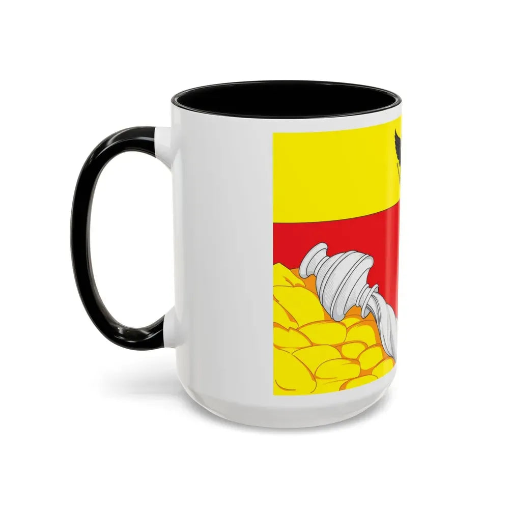 Flag of Voronezh Russia - Accent Coffee Mug - Go Mug Yourself