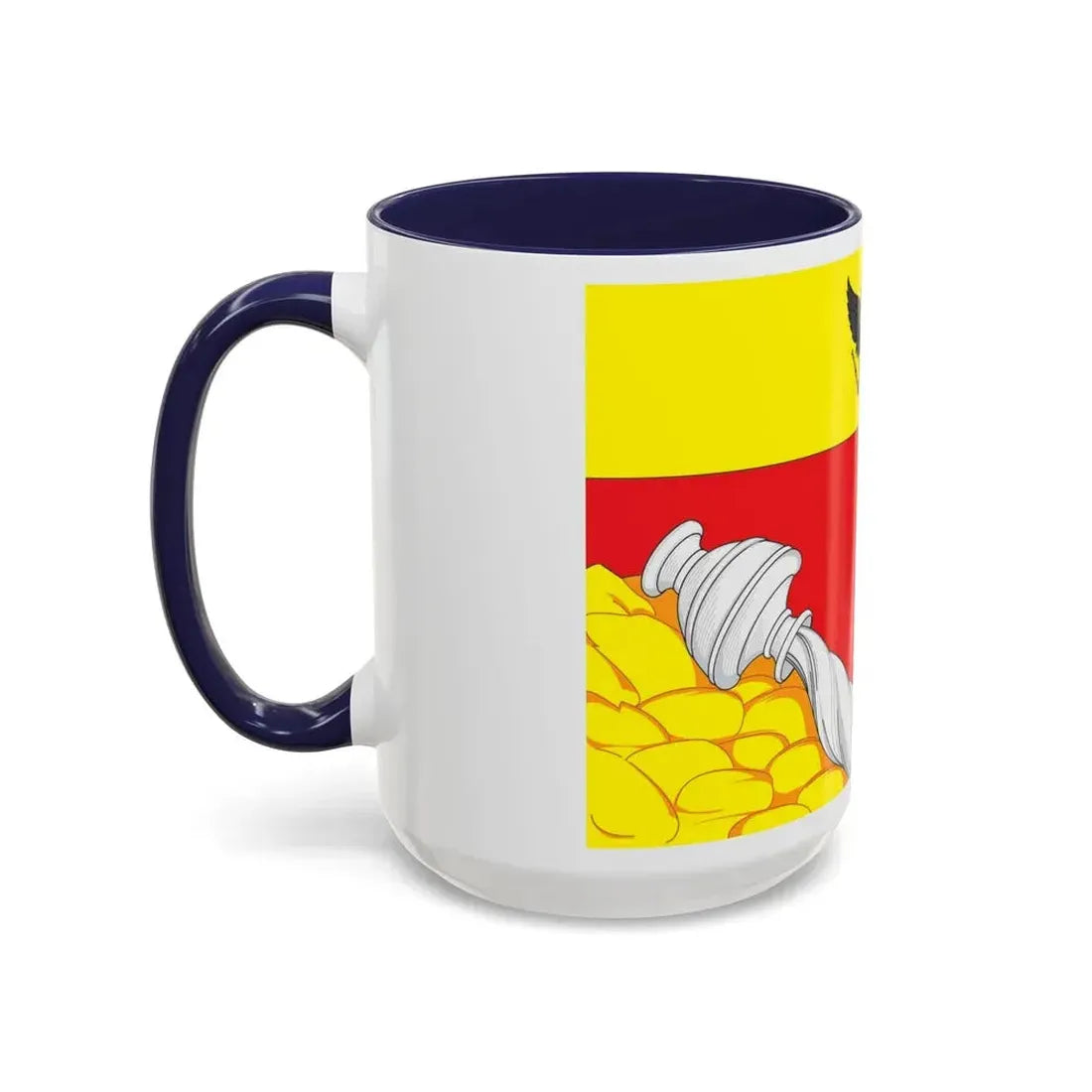 Flag of Voronezh Russia - Accent Coffee Mug - Go Mug Yourself