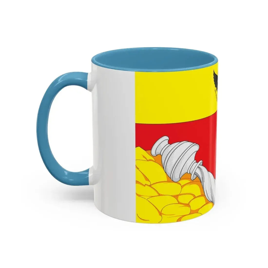 Flag of Voronezh Russia - Accent Coffee Mug - Go Mug Yourself