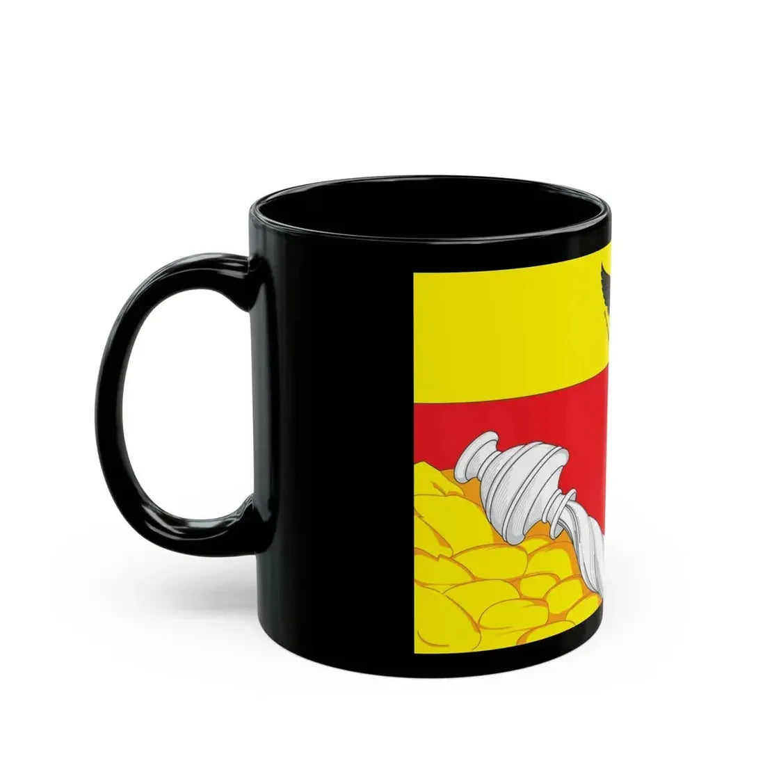 Flag of Voronezh Russia - Black Coffee Mug - Go Mug Yourself