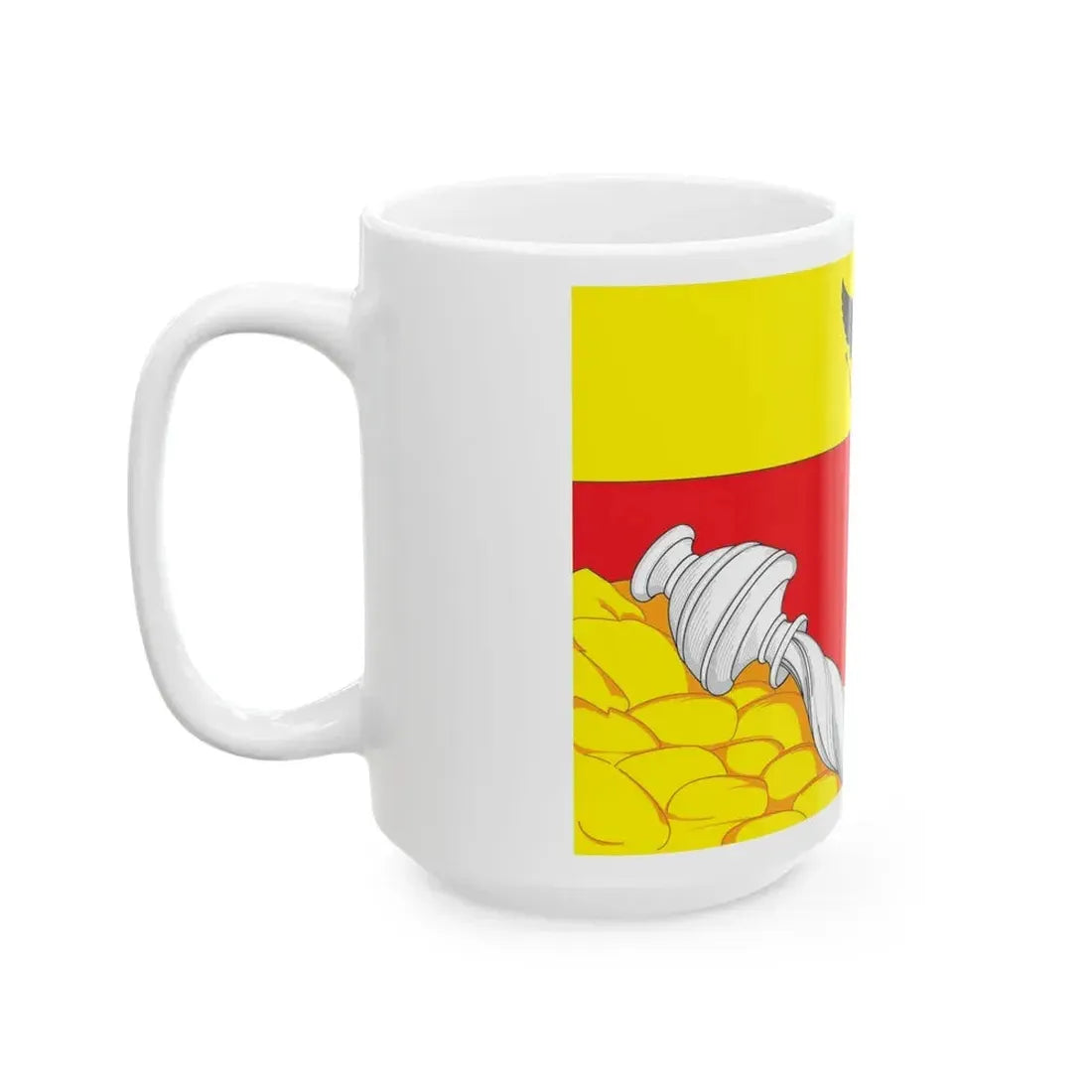 Flag of Voronezh Russia - White Coffee Mug - Go Mug Yourself