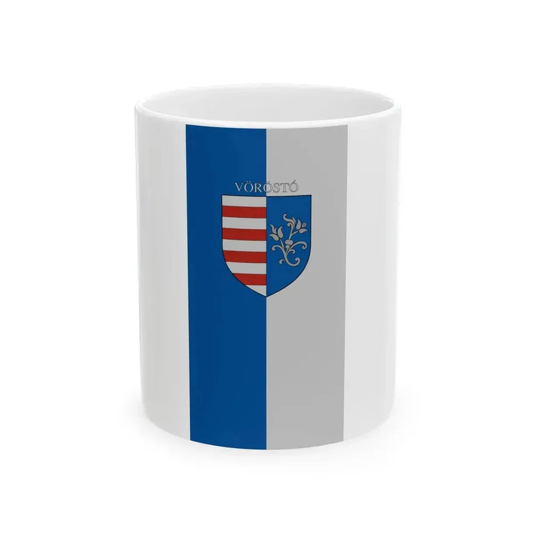 Flag of Vorosto (Hungary) White Coffee Mug 11oz - Go Mug Yourself