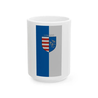 Flag of Vorosto (Hungary) White Coffee Mug 15oz - Go Mug Yourself