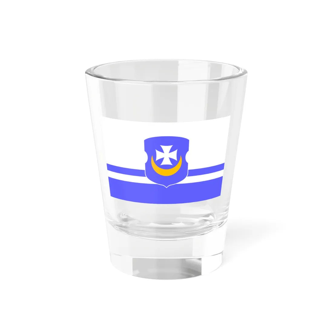 Flag of Vorsza Belarus (Belarus) Shot Glass 1.5oz 1.5oz - Go Mug Yourself