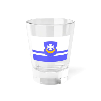 Flag of Vorsza Belarus (Belarus) Shot Glass 1.5oz 1.5oz - Go Mug Yourself