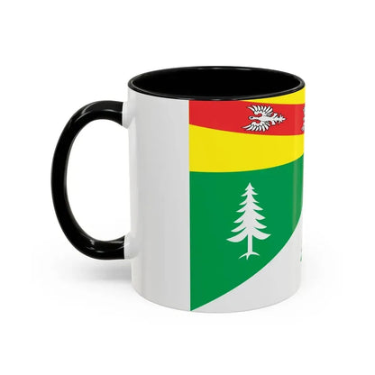 Flag of Vosges France 2 - Accent Coffee Mug - Go Mug Yourself