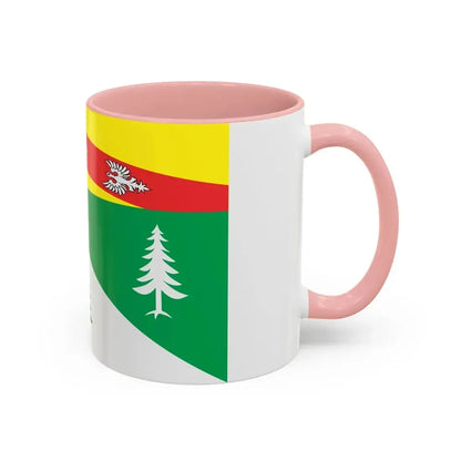 Flag of Vosges France 2 - Accent Coffee Mug - Go Mug Yourself