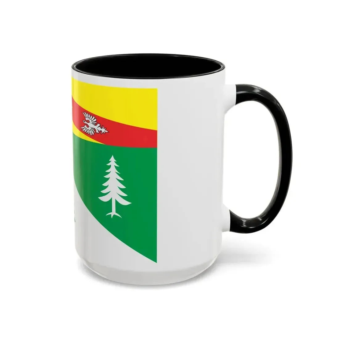 Flag of Vosges France 2 - Accent Coffee Mug - Go Mug Yourself