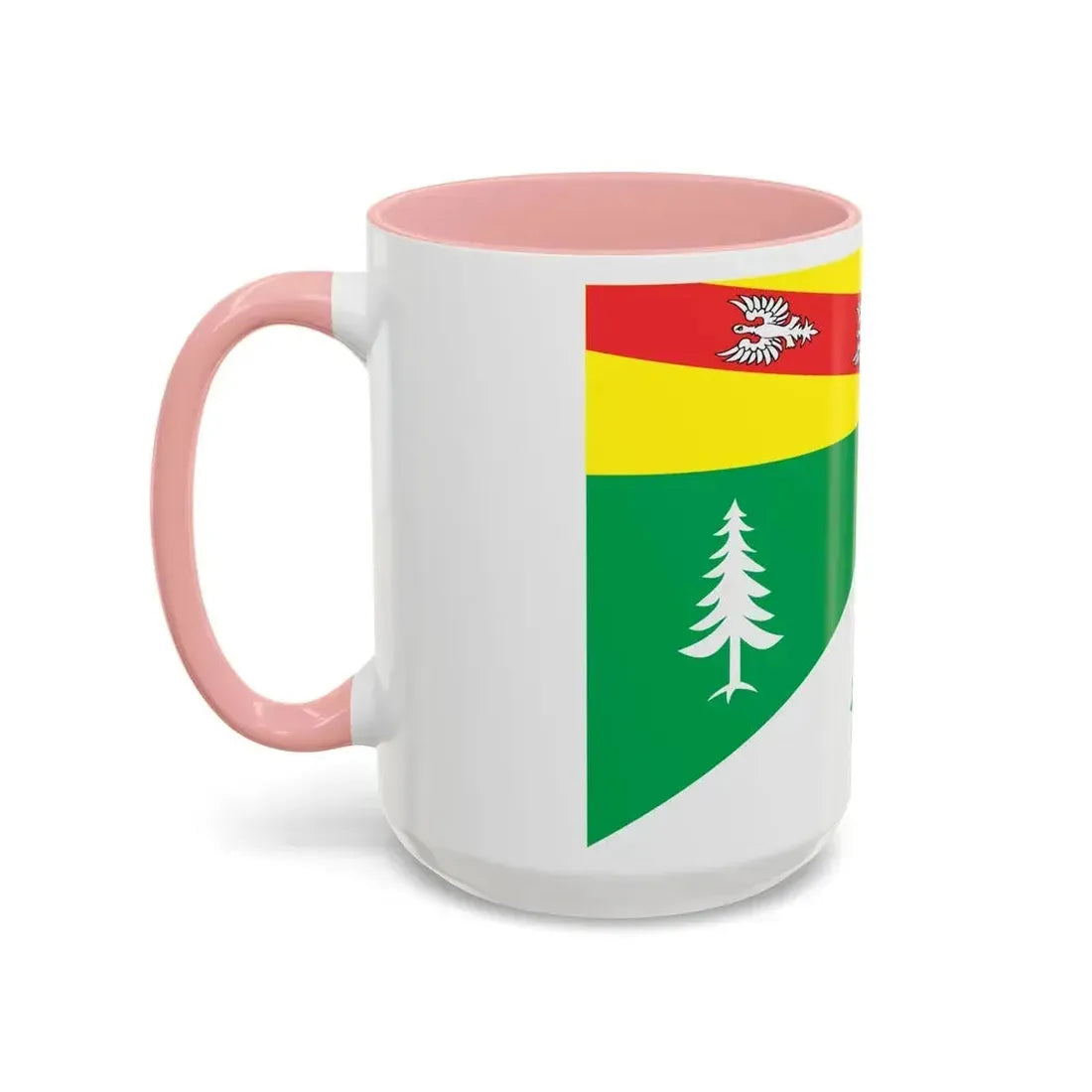 Flag of Vosges France 2 - Accent Coffee Mug - Go Mug Yourself