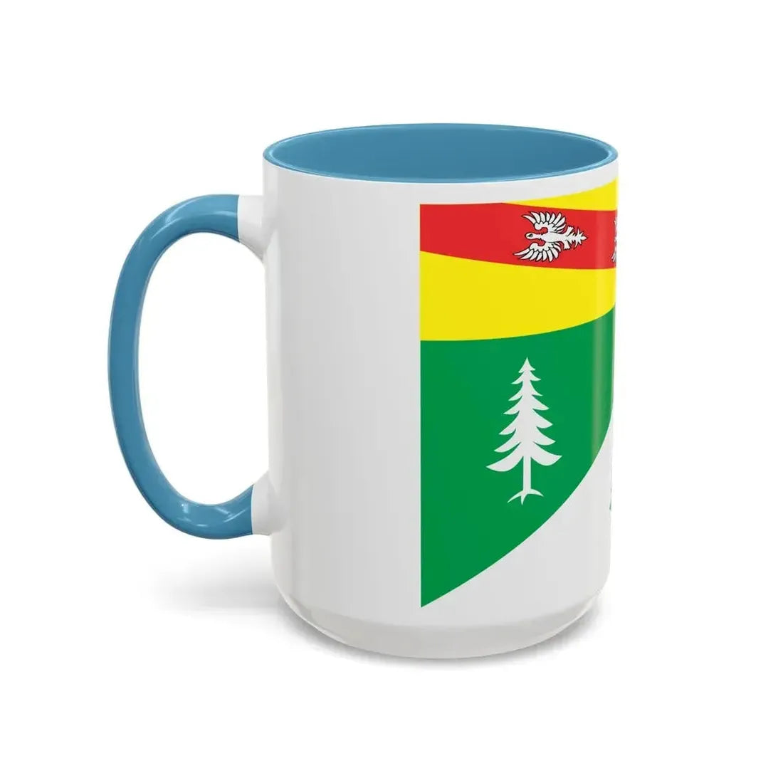 Flag of Vosges France 2 - Accent Coffee Mug - Go Mug Yourself