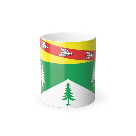 Flag of Vosges France 2 - Color Changing Coffee Mug 11oz - Go Mug Yourself