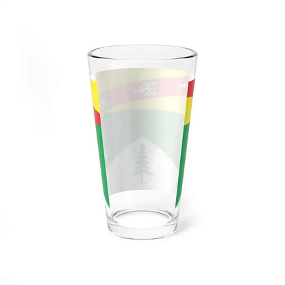 Flag of Vosges France 2 - Pint Glass 16oz - Go Mug Yourself