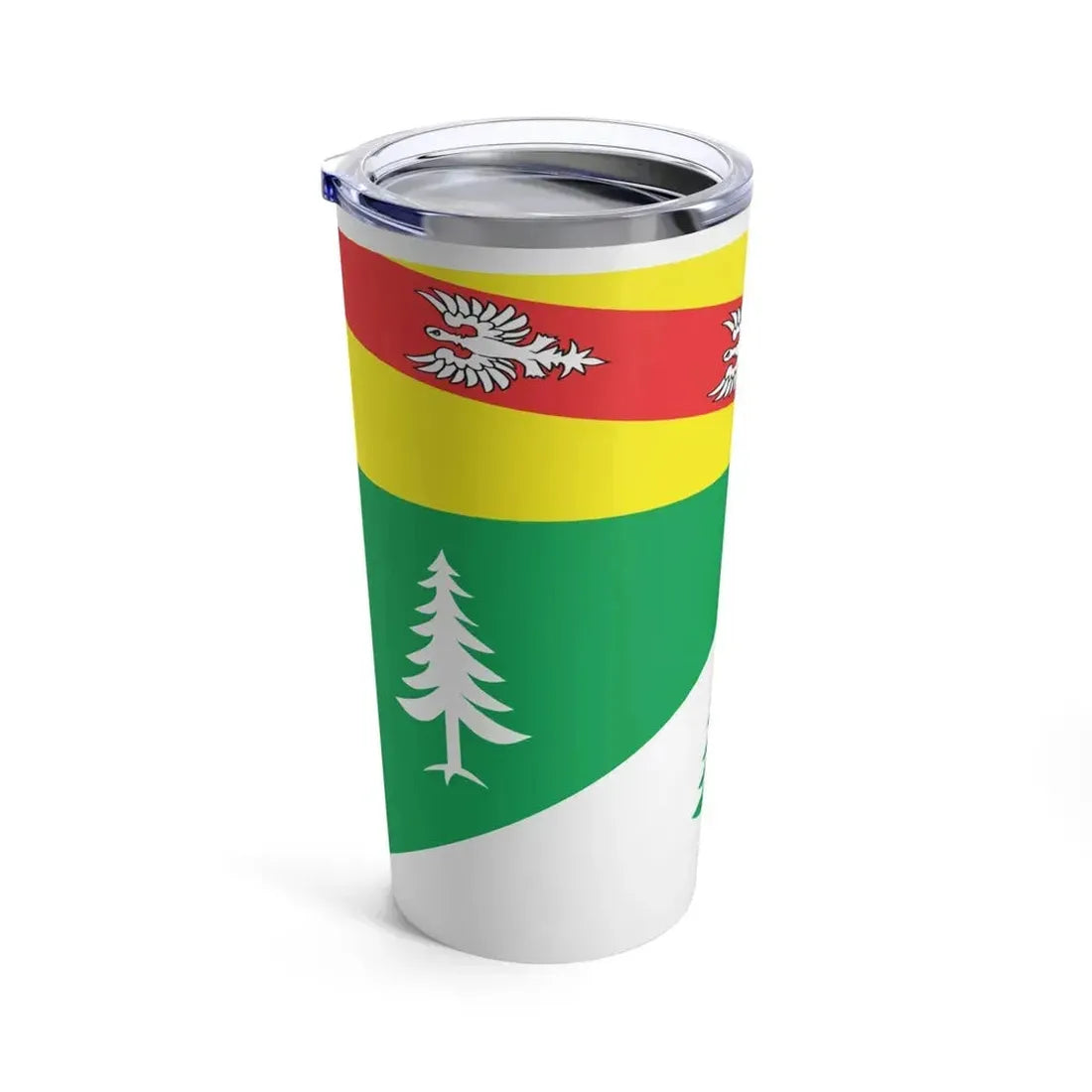 Flag of Vosges France 2 - Tumbler 20oz - Go Mug Yourself