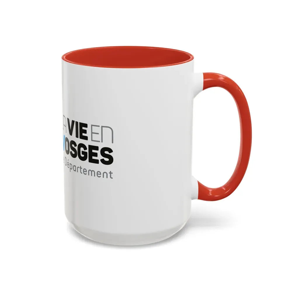 Flag of Vosges France - Accent Coffee Mug - Go Mug Yourself