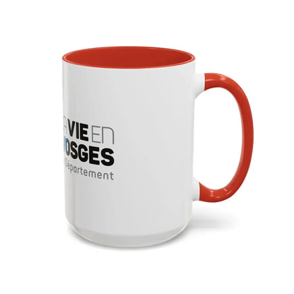 Flag of Vosges France - Accent Coffee Mug - Go Mug Yourself