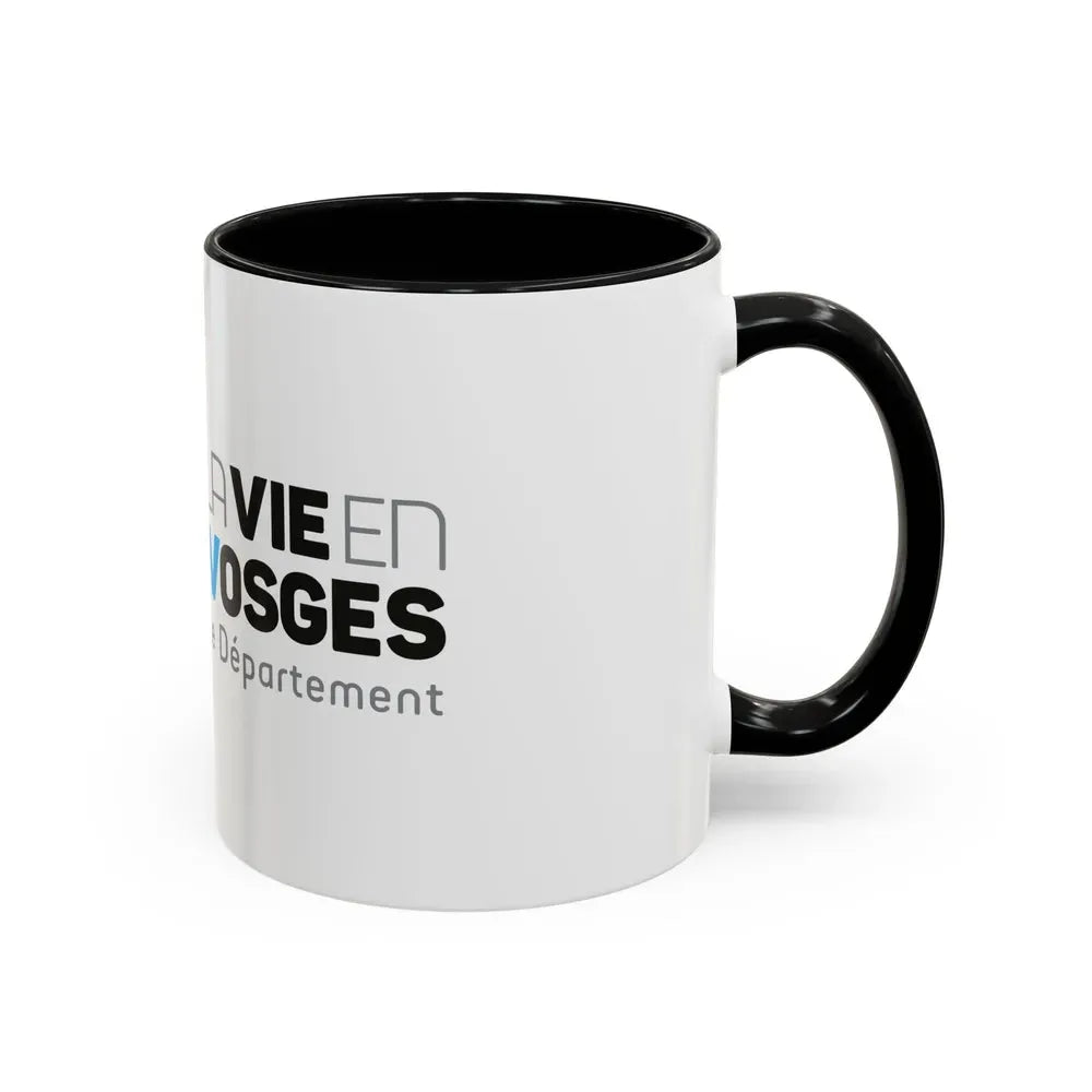 Flag of Vosges France - Accent Coffee Mug - Go Mug Yourself