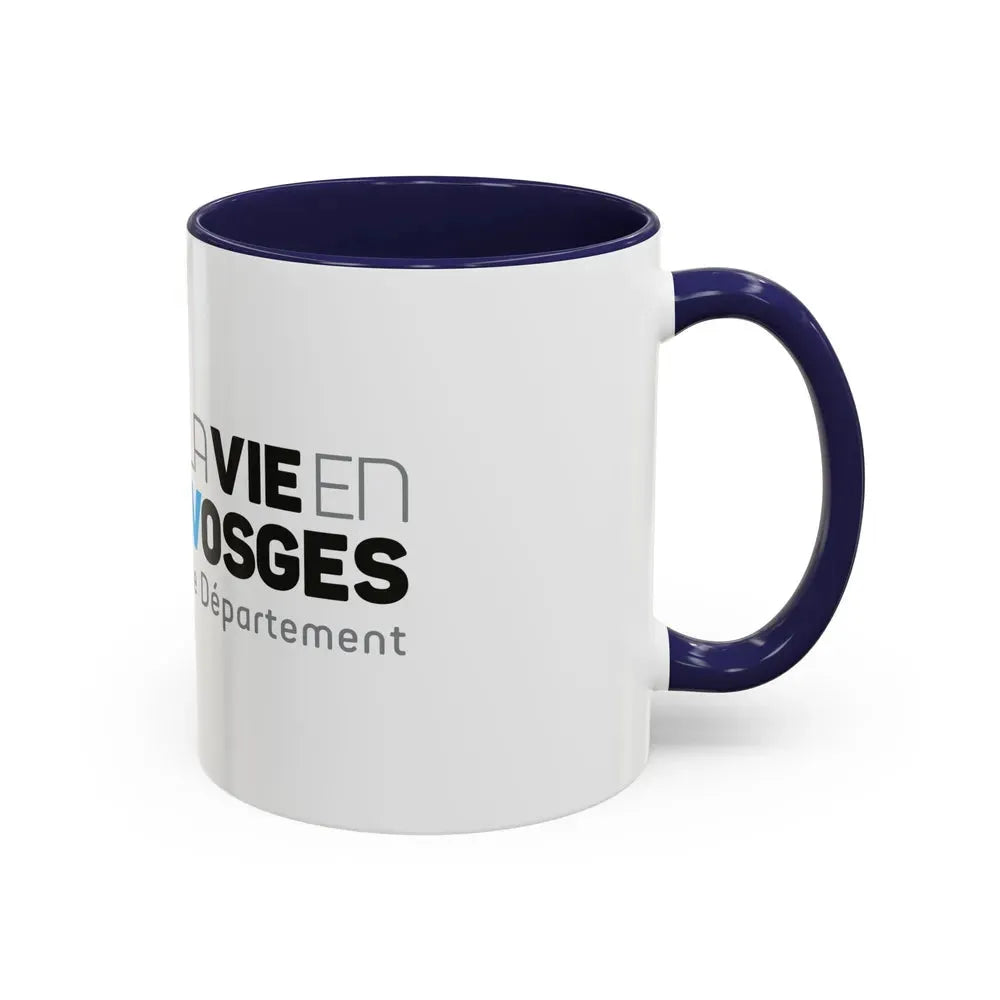 Flag of Vosges France - Accent Coffee Mug - Go Mug Yourself