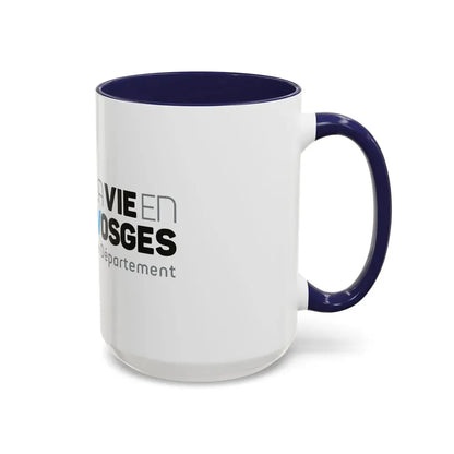Flag of Vosges France - Accent Coffee Mug - Go Mug Yourself